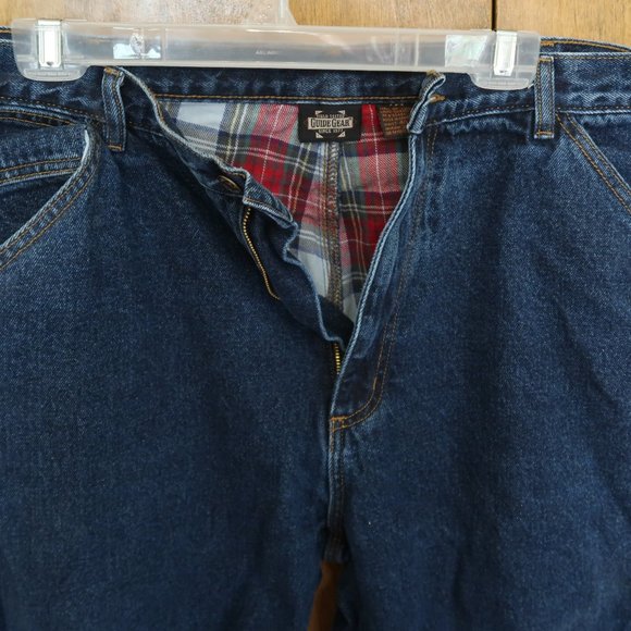 Men's Guide Gear Insulated Flannel-Lined Denim Jeans Size 40 x 29 - Picture 8 of 13